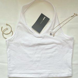 White Halter Top - Women's Crop Top - Fashion Nova Crop Top